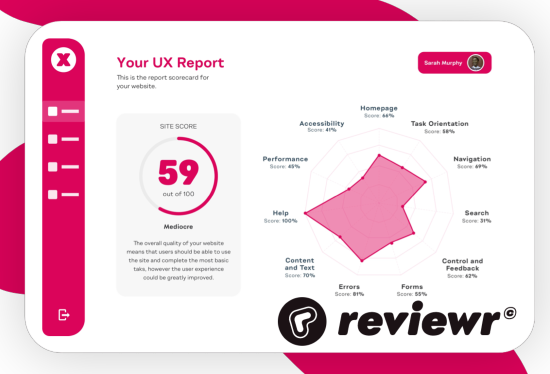 Reviewer: The UX Review Tool Screenshot